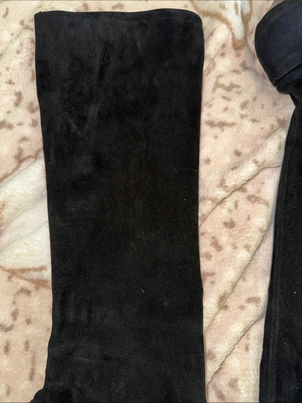Manolo Blahnik Black Suede Knee-High 3” heel pull-on Stiletto Boots 40.5 - Picture 17 of 17